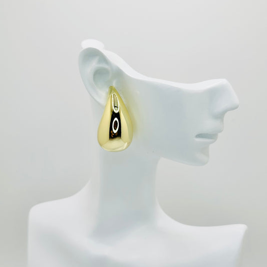 14K G.P Drops 💧 Earrings ( Large )